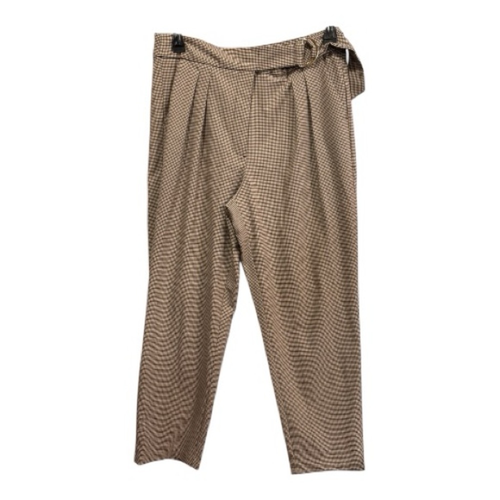 Rafaella Brown Houndstooth ankle  Pants size 10